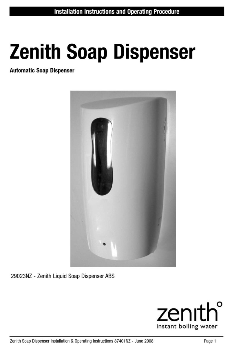 Zenith 29023NZ Installation instructions and operating guide