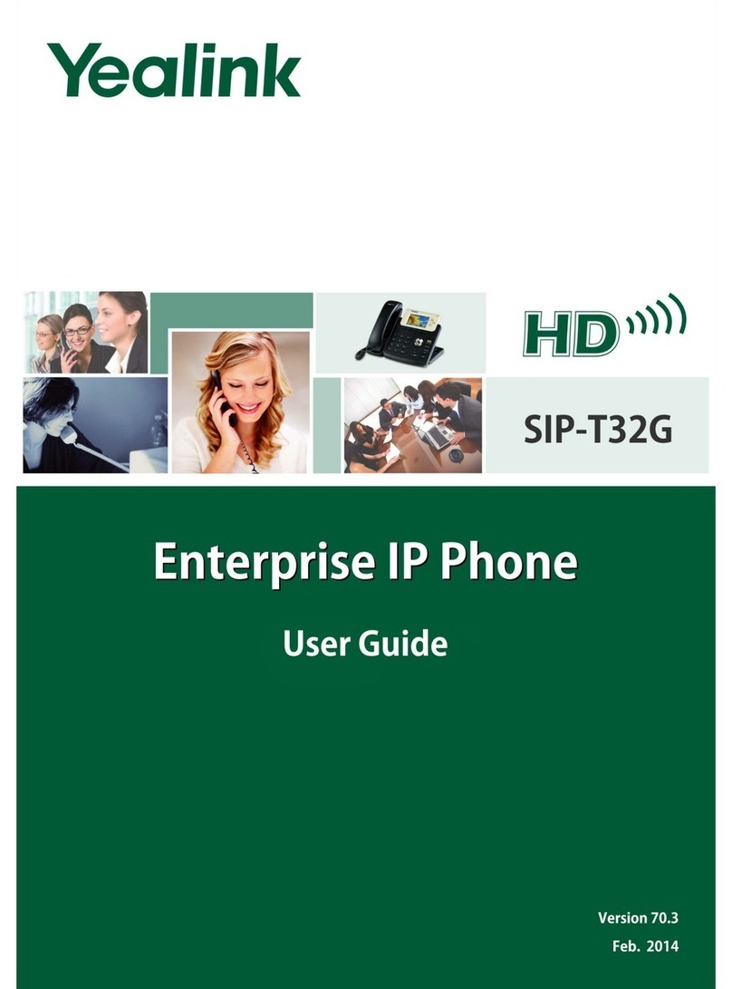 Yealink SIP-T32G User manual
