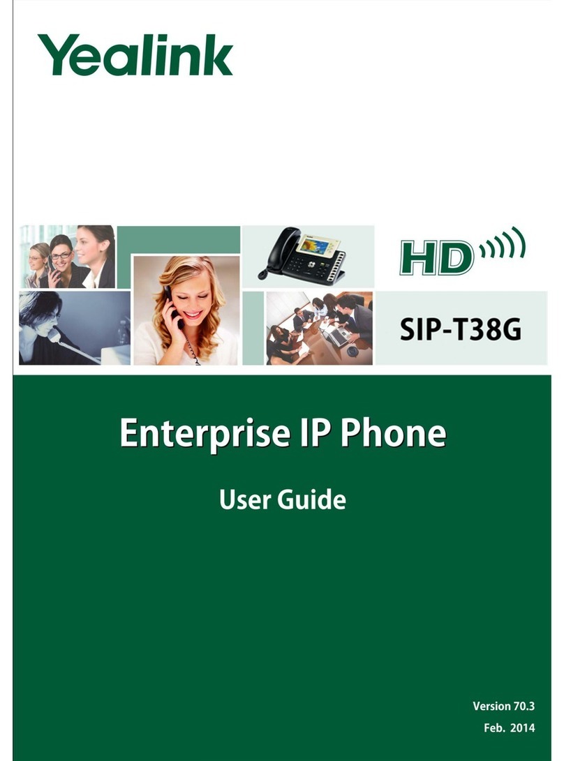 Yealink SIP-T38G User manual