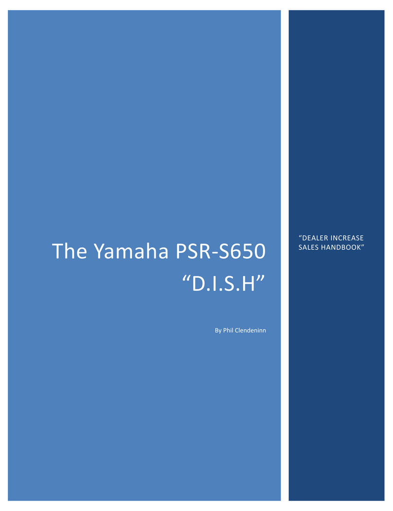 Yamaha PSR-S650 User manual