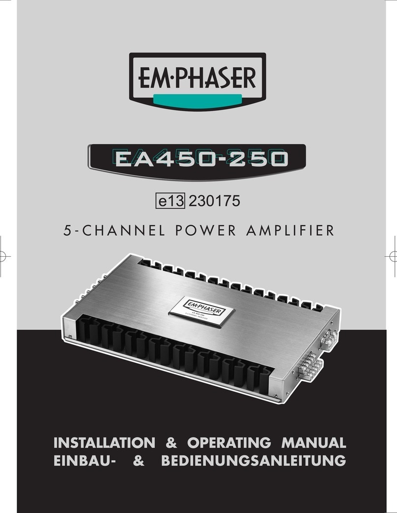 EMPHASER EA450-250 Installation instructions