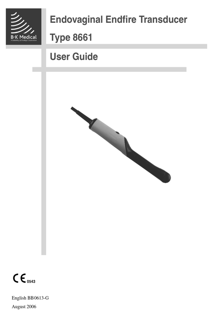 B-K Medical Type 8661 User manual B-K Medical Type 8661 User manual