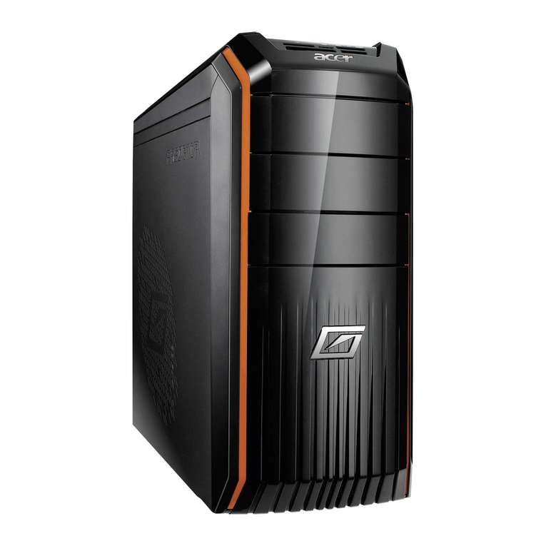 Acer Predator G Series User manual Acer Predator G Series User manual