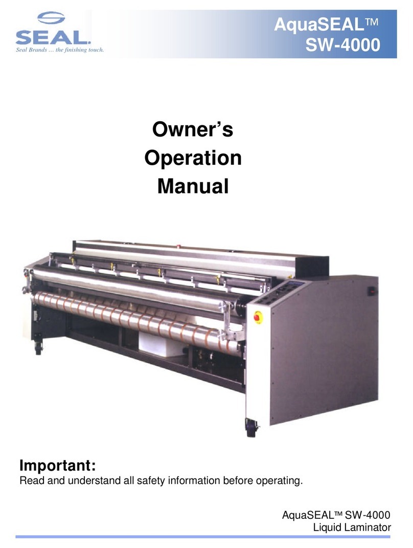 SEAL AquaSEAL SW-4000 Owner's operation manual