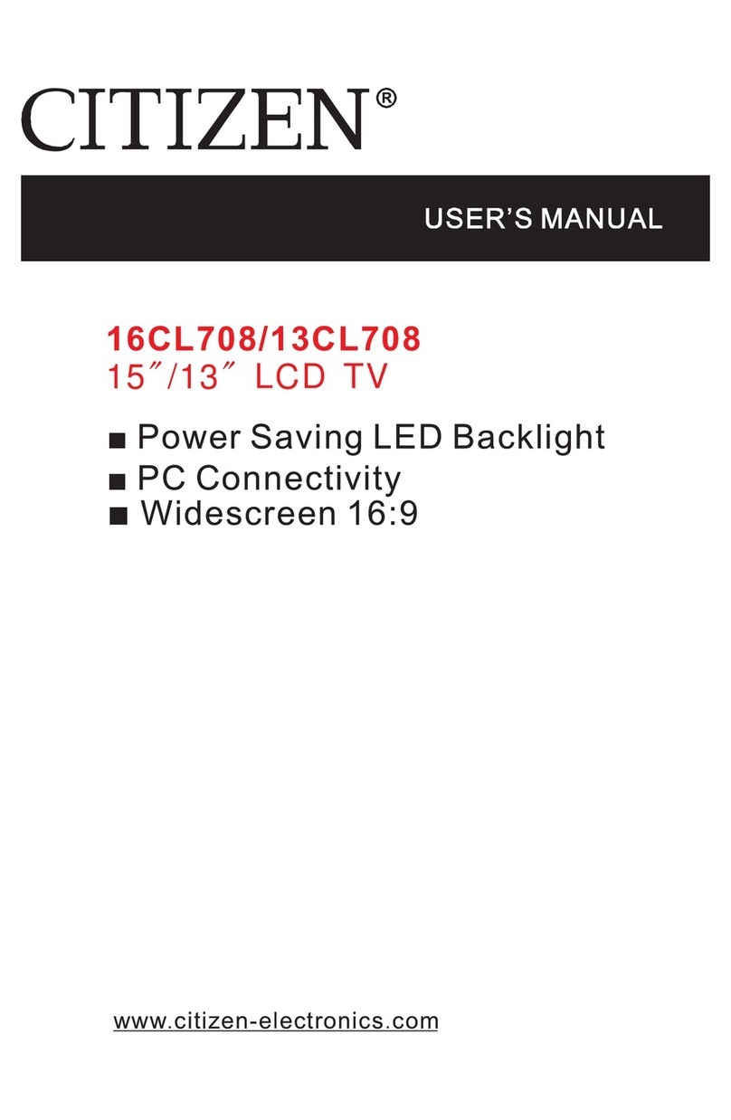 Citizen 16CL708 User manual Citizen 16CL708 User manual