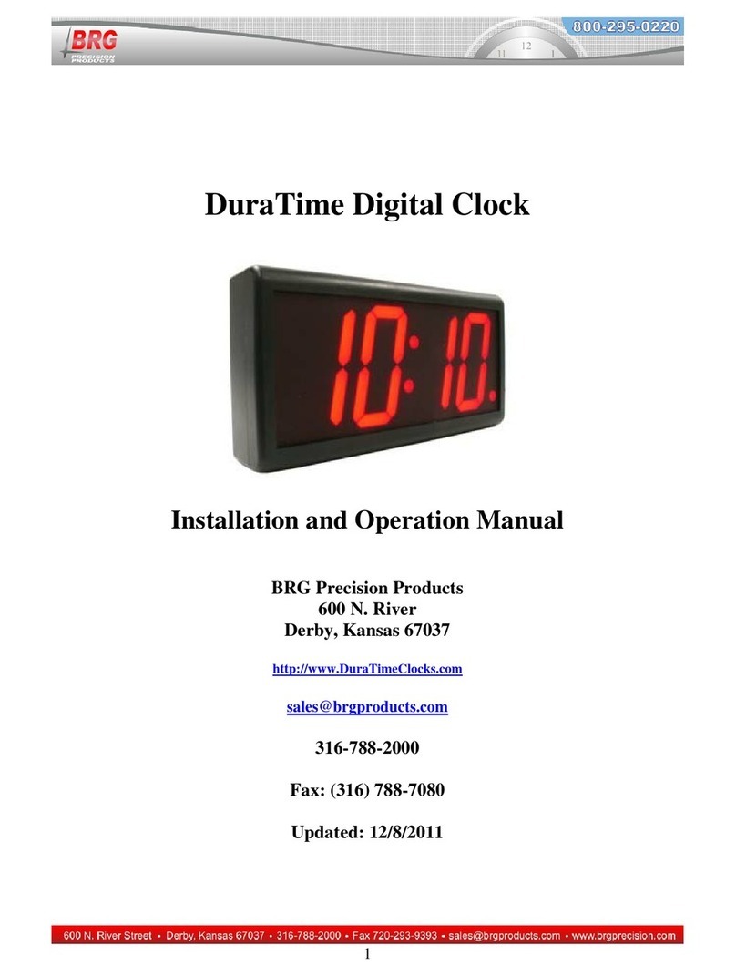 BRG DuraTime User manual