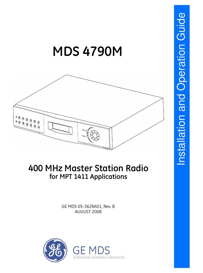 GE MDS 4710M Operating instructions