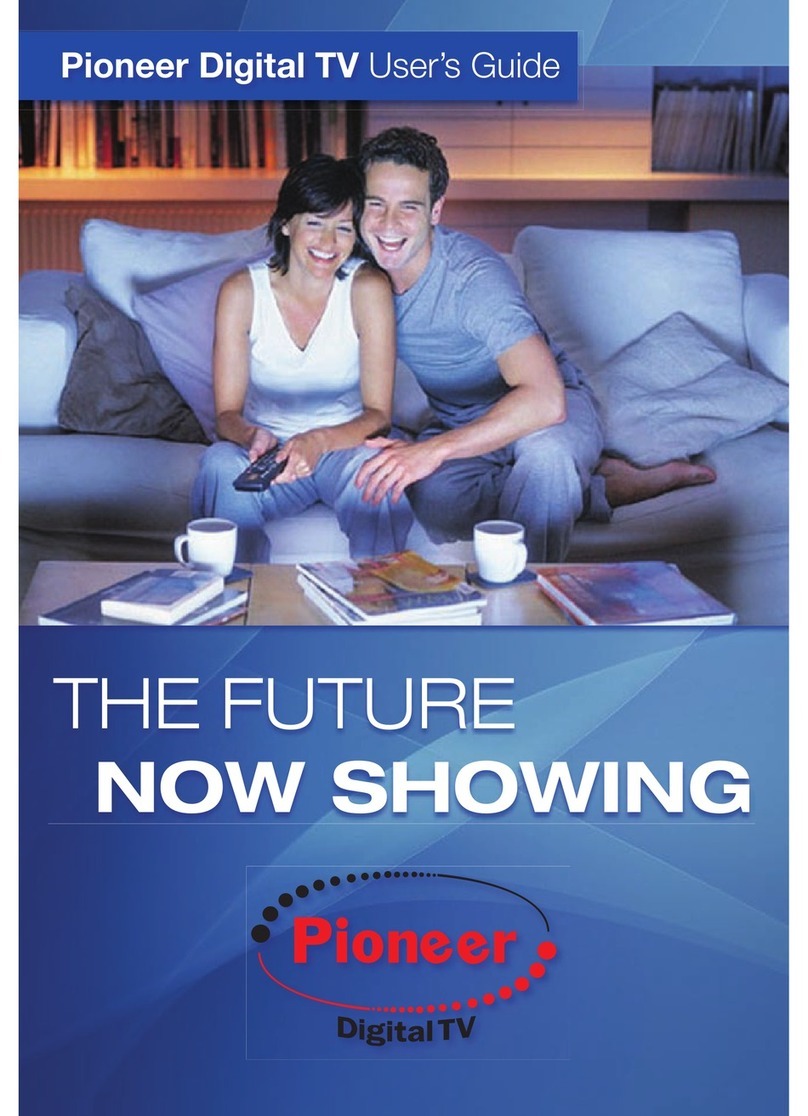 Pioneer Digital TV User manual