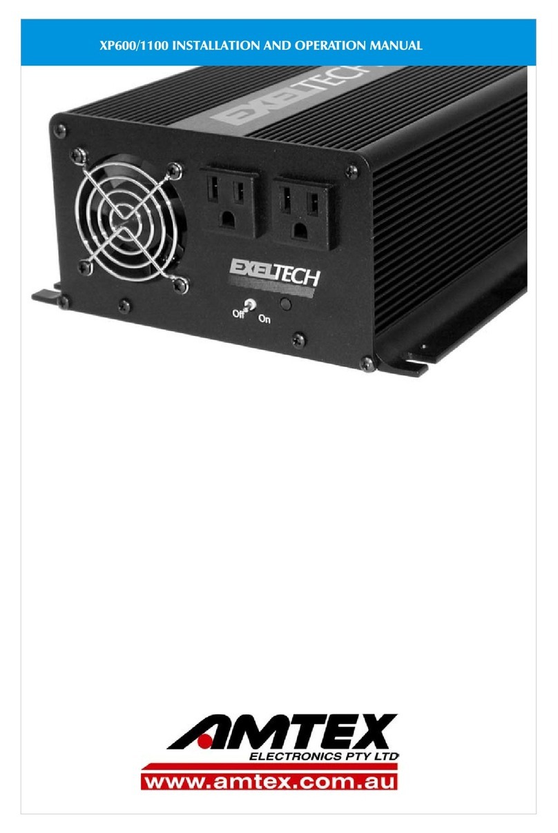 Amtex XP600 Installation and operation manual