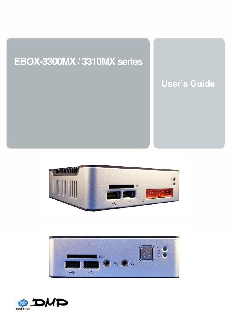 DMP Electronics EBOX-3300MX Series User manual
