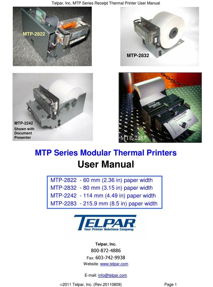 Telpar MTP-2822 user manual
