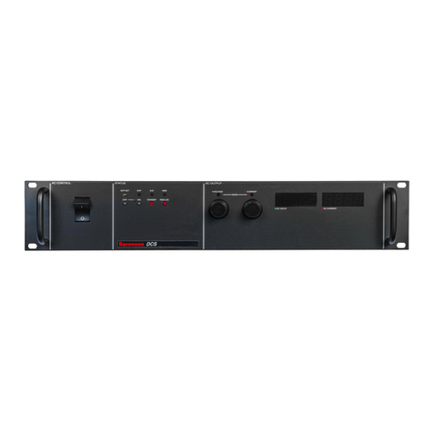 Sorensen DCS8-350 User manual