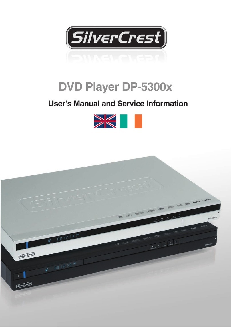 Silvercrest DP-5300 Series Instruction sheet