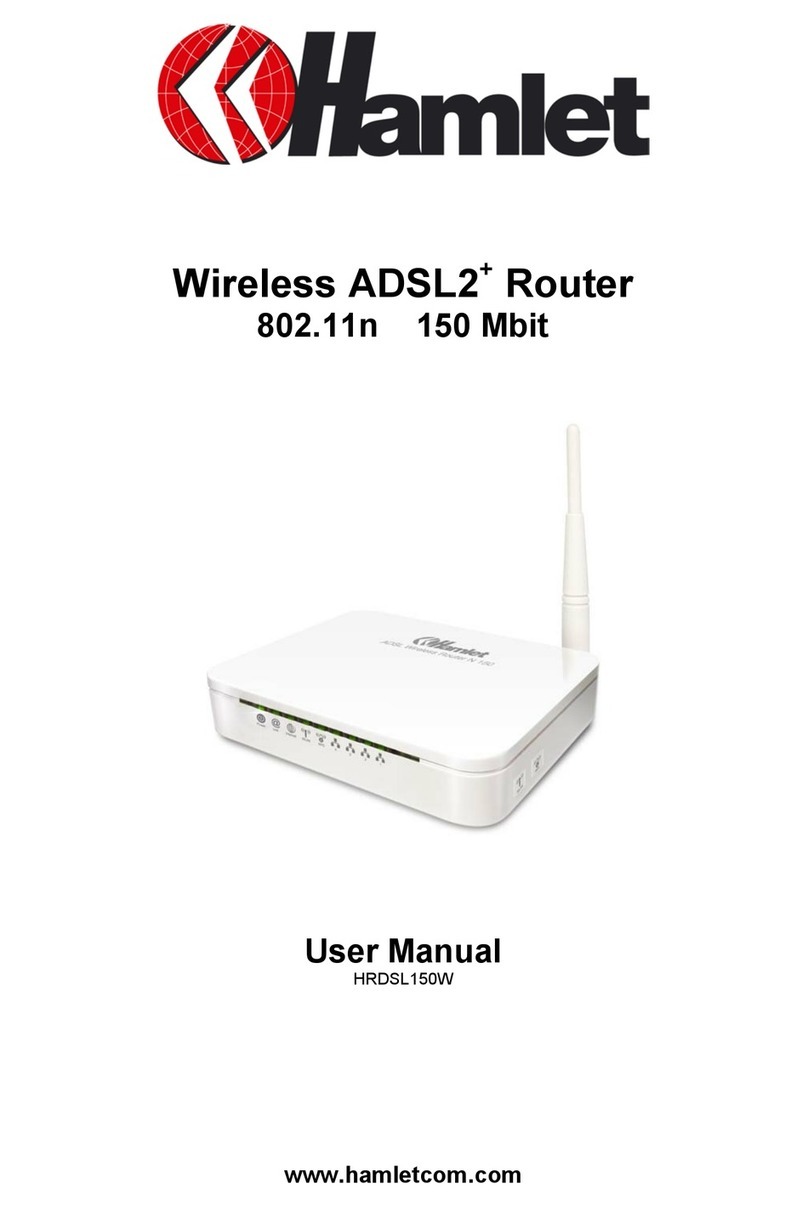 Hamlet HRDSL150W user manual