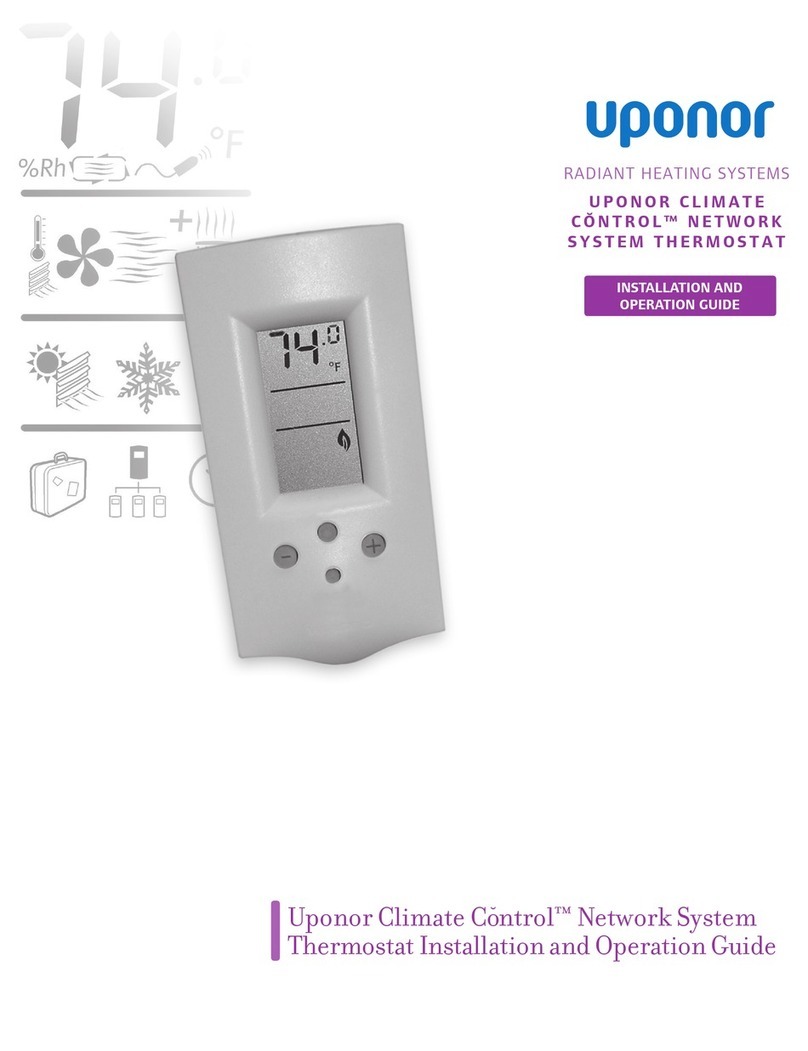 Uponor Climate Control Operating instructions