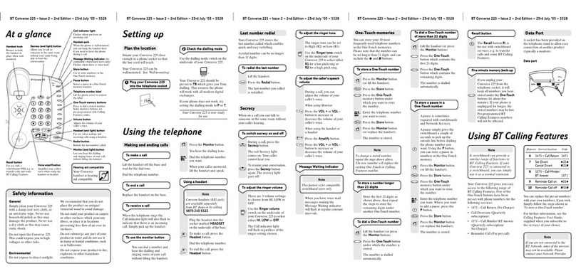 BT Converse 225 user guide