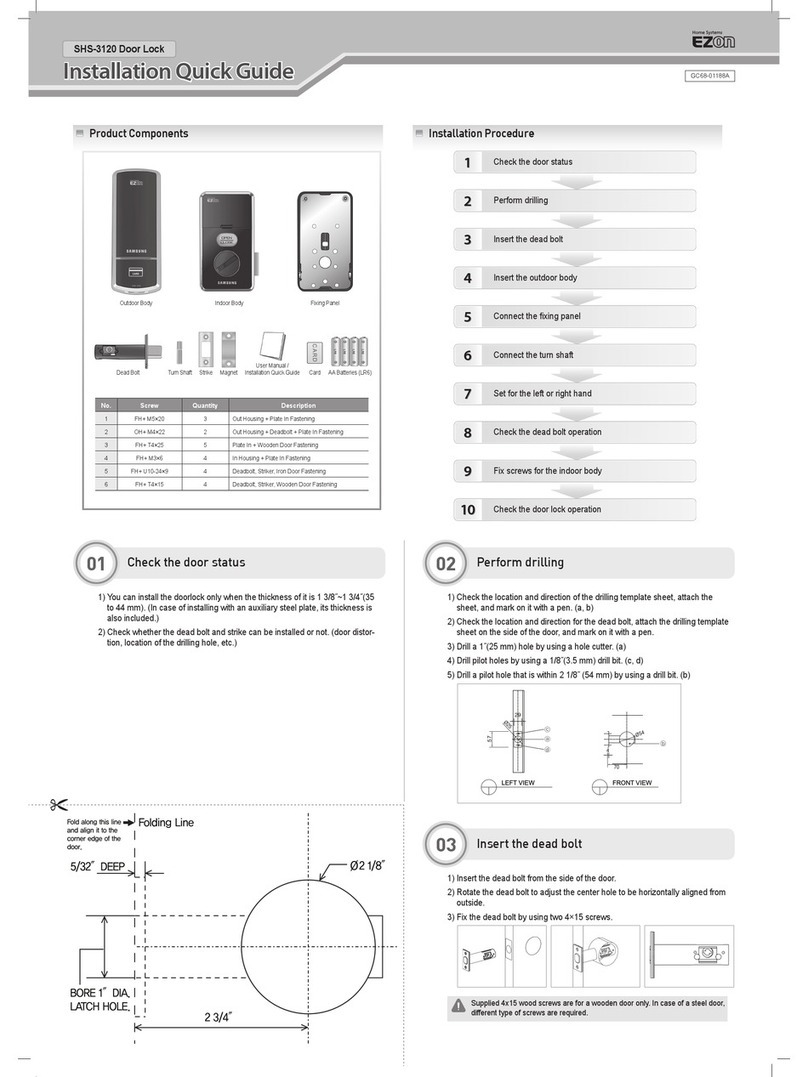 EZ-ON SHS-3120 Installation quick guide