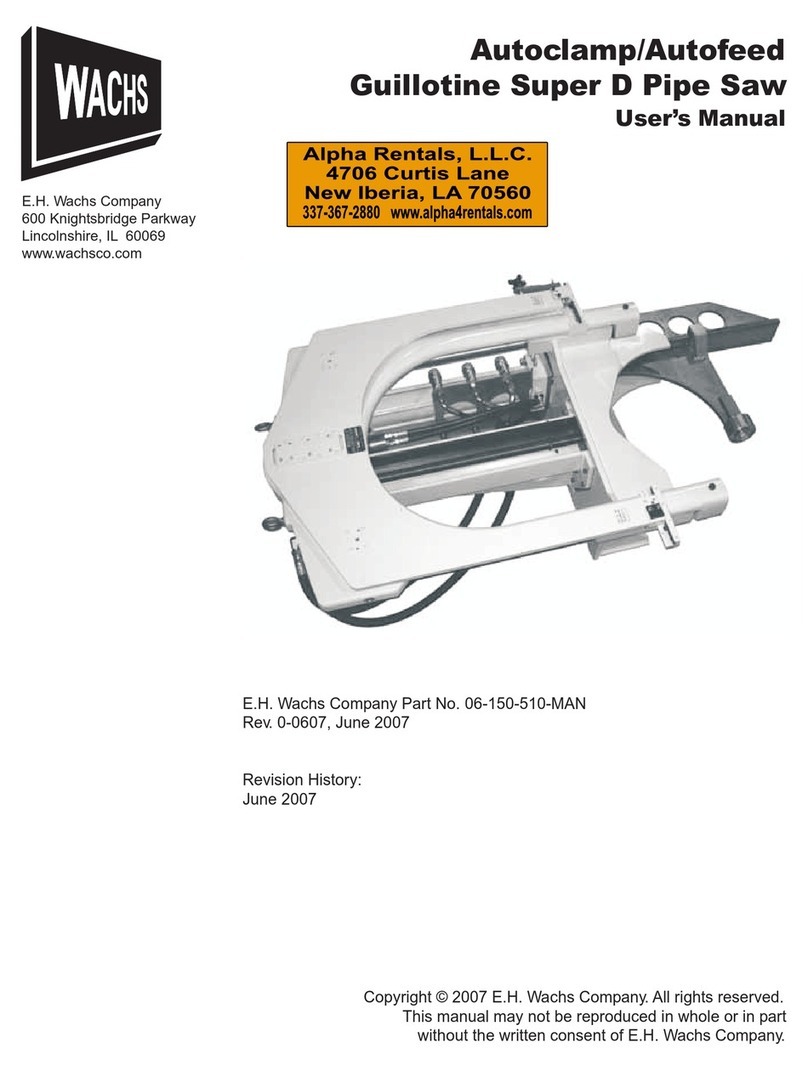 E.H. Wachs 06-150-510-MAN user manual