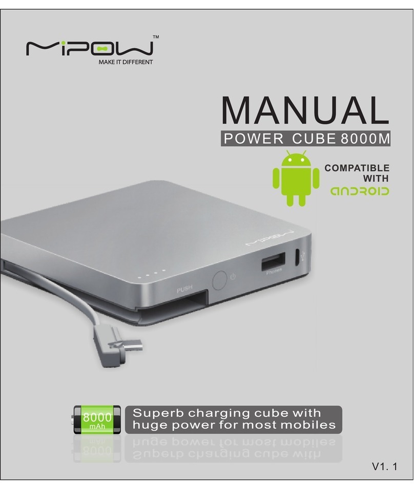 MiPow Power Cube 8000M User manual