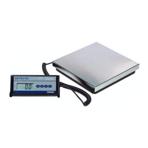 Cardinal Detecto DR550 User manual Cardinal Detecto DR550 User manual