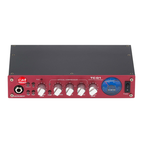 SM Pro Audio TC01 operating manual
