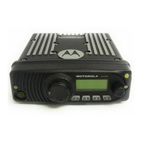 Motorola XTL 1500 User manual Motorola XTL 1500 User manual