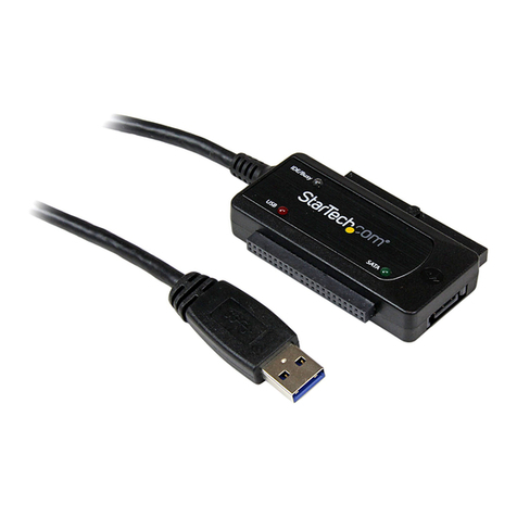 StarTech.com USB3SSATAIDE User manual StarTech.com USB3SSATAIDE User manual