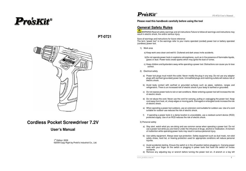 Pro's Kit PT-0721 user manual