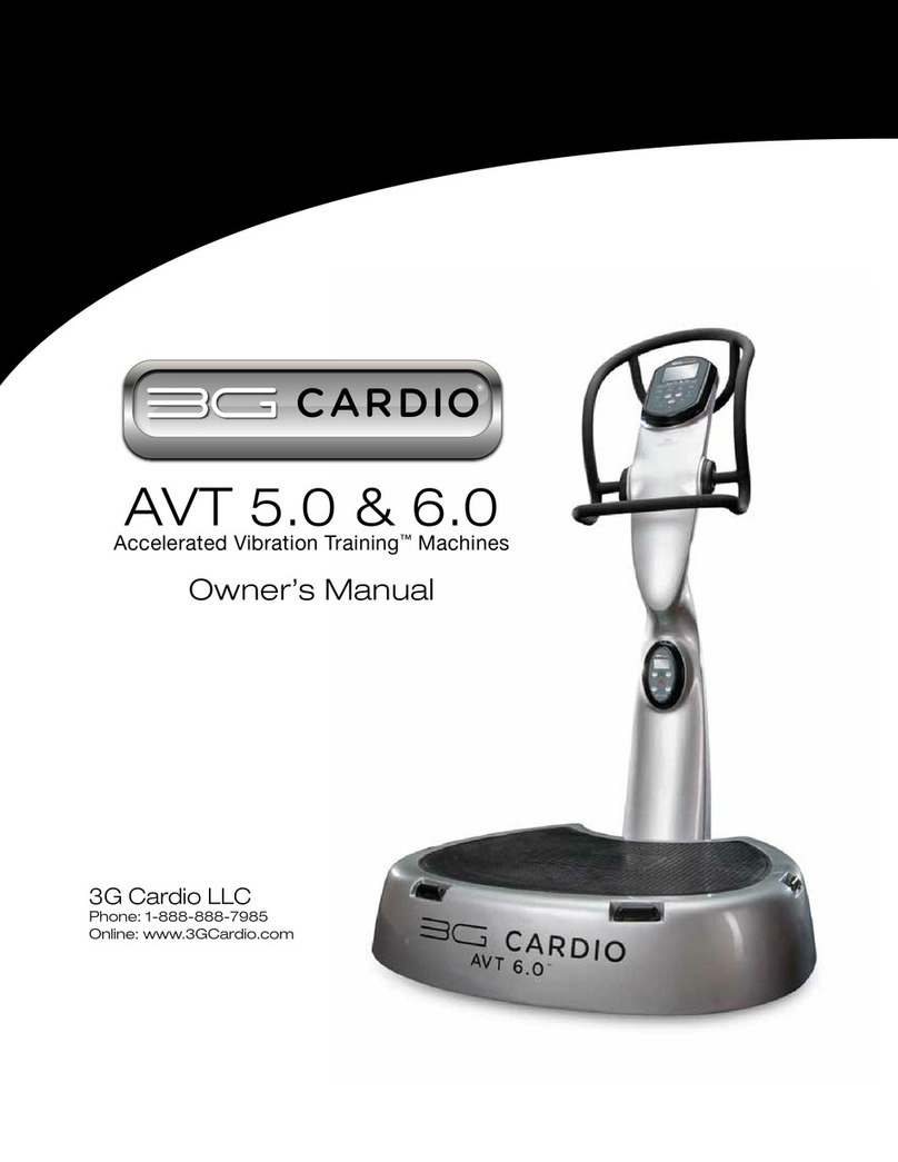 3G Cardio AVT 6.0 owner's manual