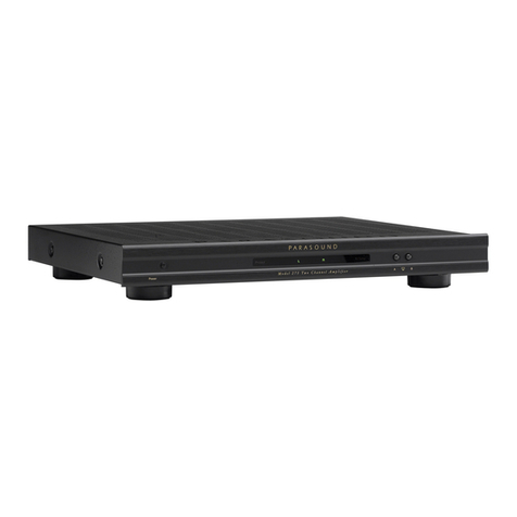 Parasound 275 Specifications