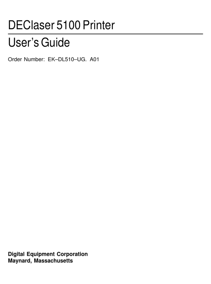 DEC DEClaser 5100 User manual