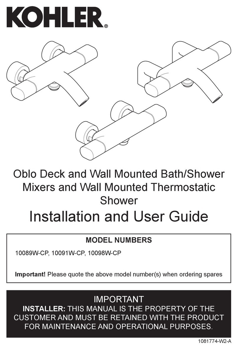 Kohler 10089W-CP User manual