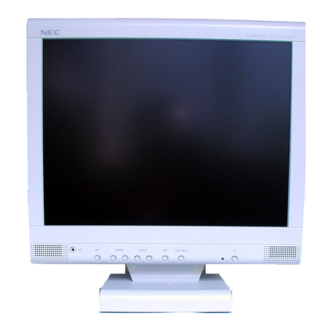 NEC MultiSync LCD1550ME User manual