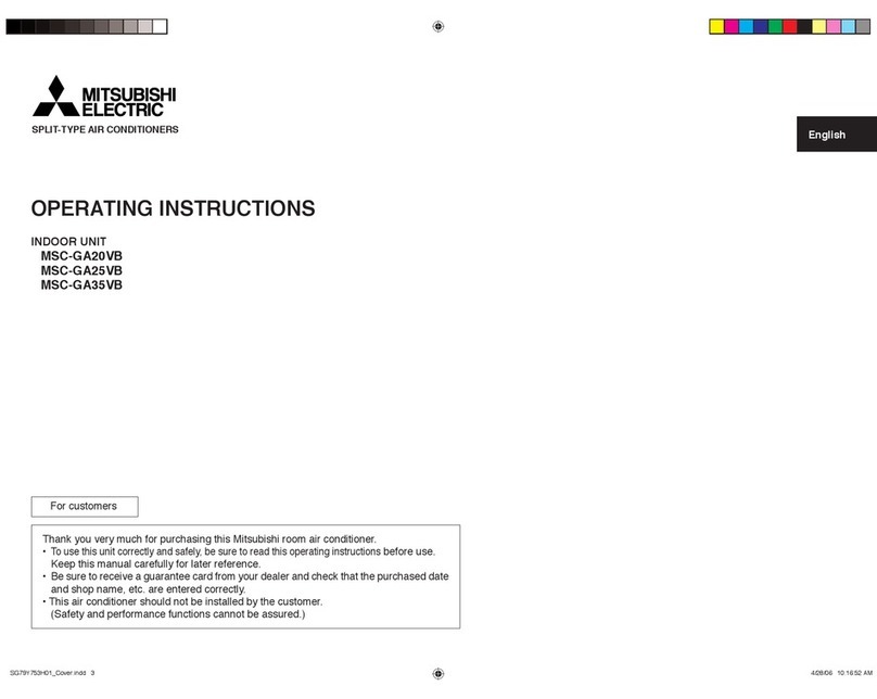 Mitsubishi Electric MSC-GA20VB User manual
