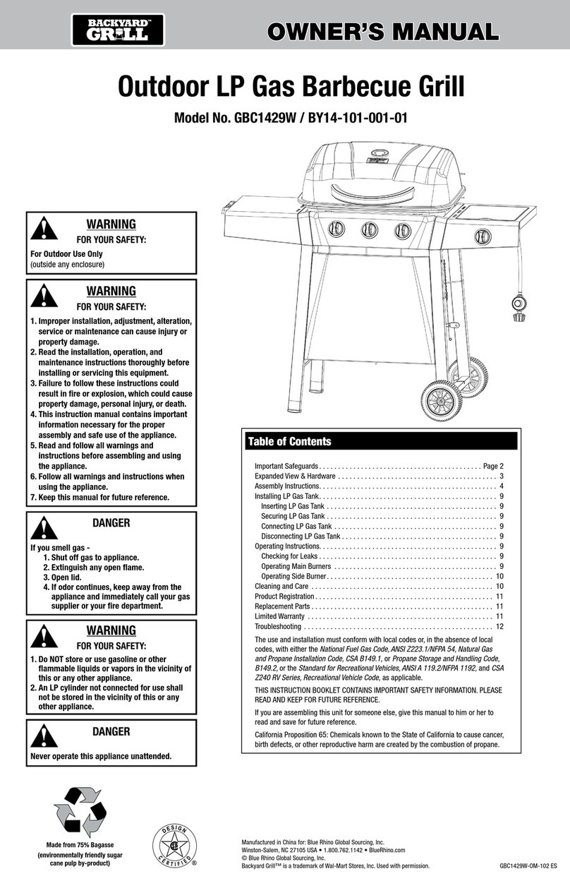 BackyardGrill ProfiLED 100 DMX user manual