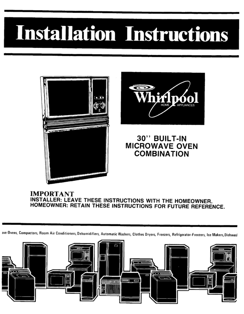 Maytag 30" BUILT-INMICROWAVE OVEN COMBINATION User manual