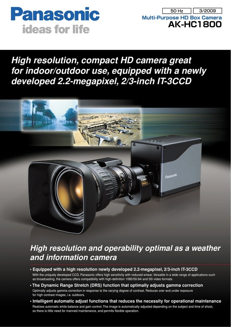Panasonic AK-HC1800 User manual