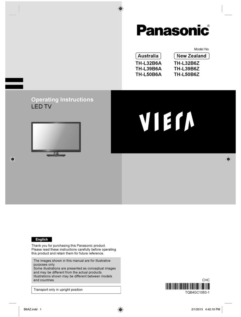 Panasonic TH-L32B6A User manual