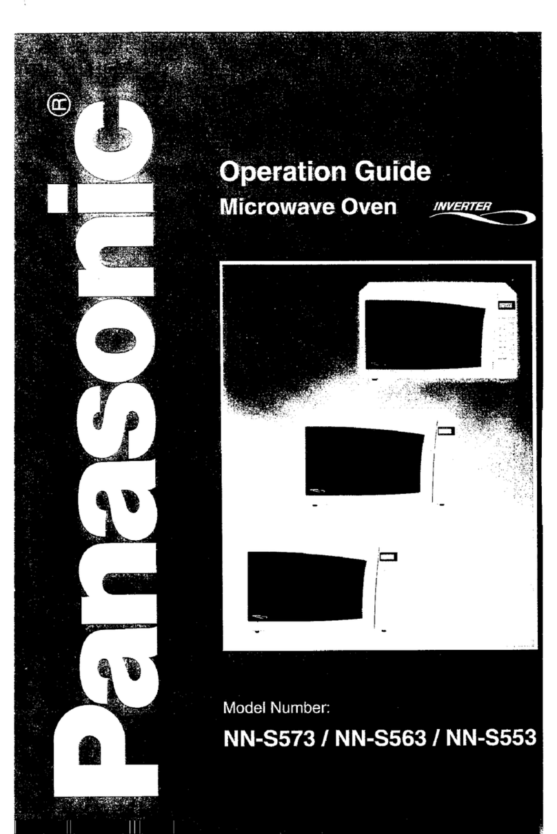 Panasonic NN-S573 Operation guide