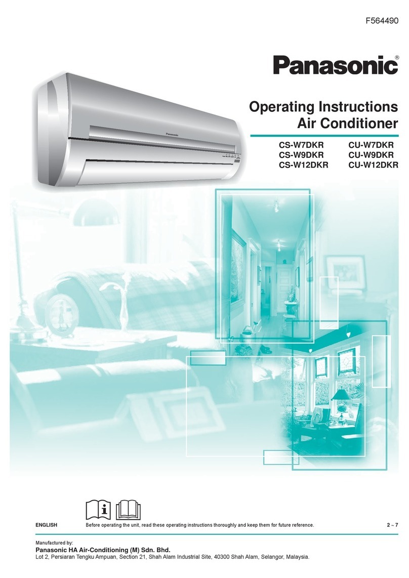 Panasonic CS-W7DKR User manual Panasonic CS-W7DKR User manual