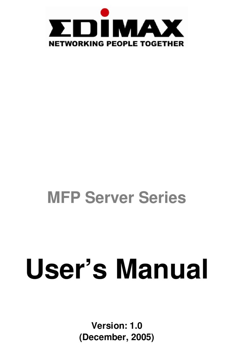 Edimax MFP Server Series user manual