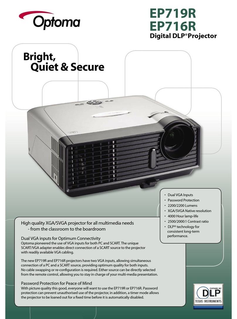 Optoma EP719R Brochure & specs