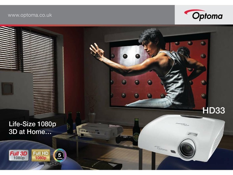 Optoma HD33 User manual