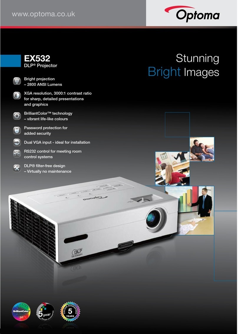 Optoma EX532 User manual