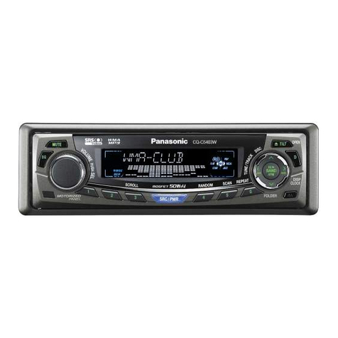 Panasonic CQ-C5403W operating instructions