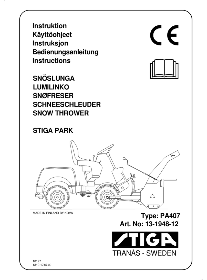 Stiga PARK 121 M User manual
