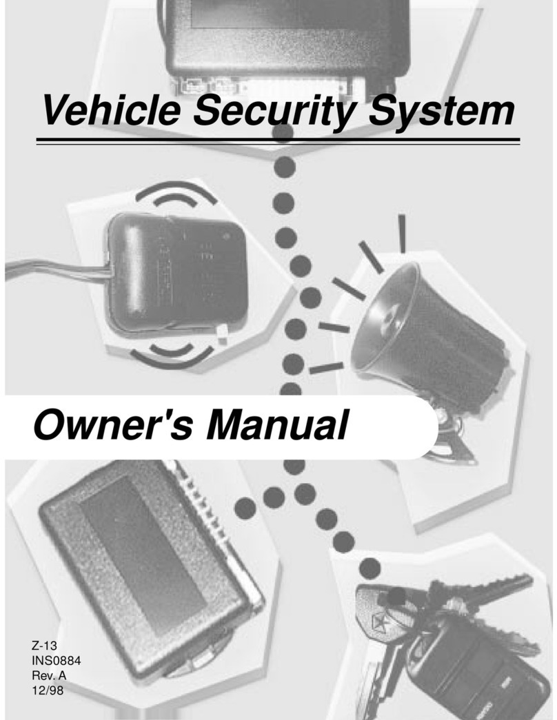 Code Alarm Vehicle Security System User manual