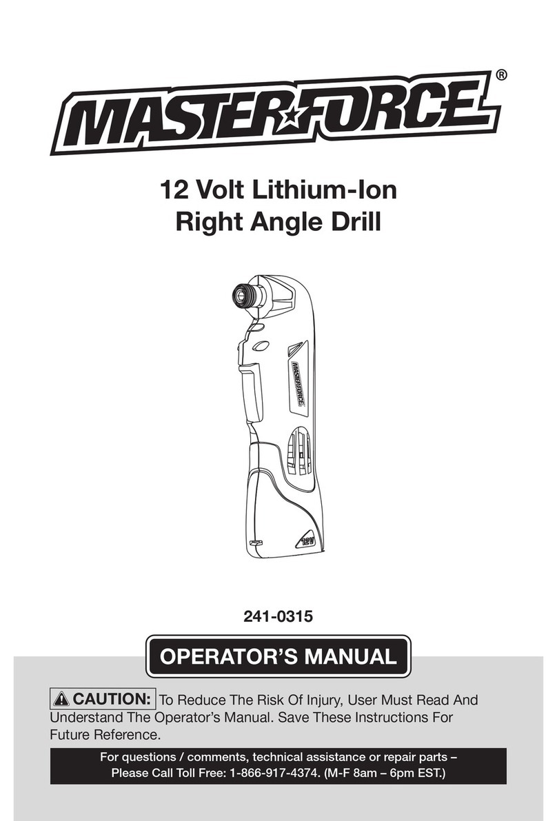 MasterForce 241-0315 Operator's manual