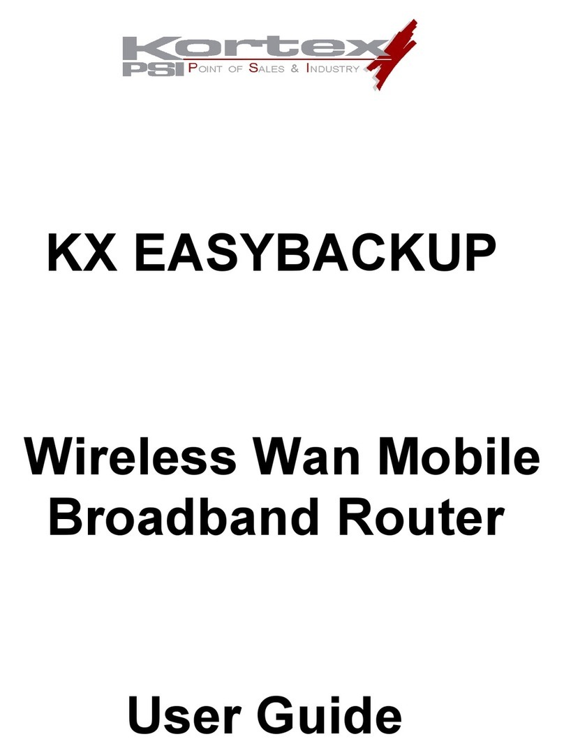 Kortex KX EASYBACKUP User manual