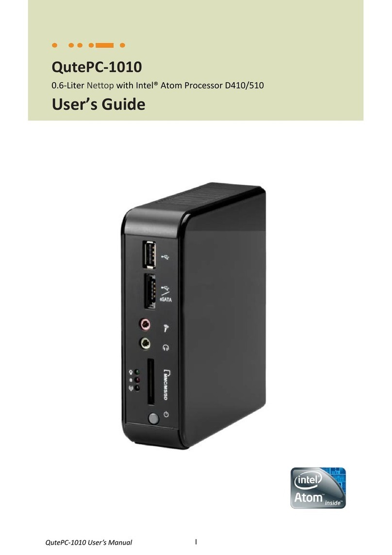 American Megatrends QutePC?1010 user guide American Megatrends QutePC?1010 user guide
